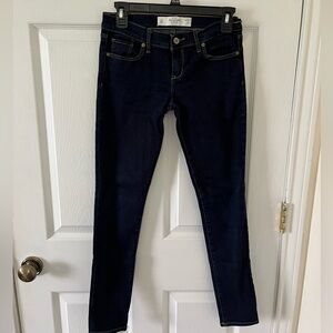 Abercrombie & Fitch Women's Navy Skinny Jeans